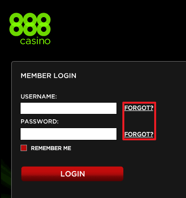 888.Com Casino Login