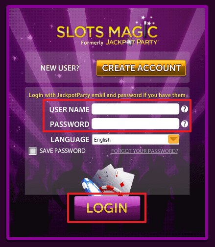 Slots Magic Login