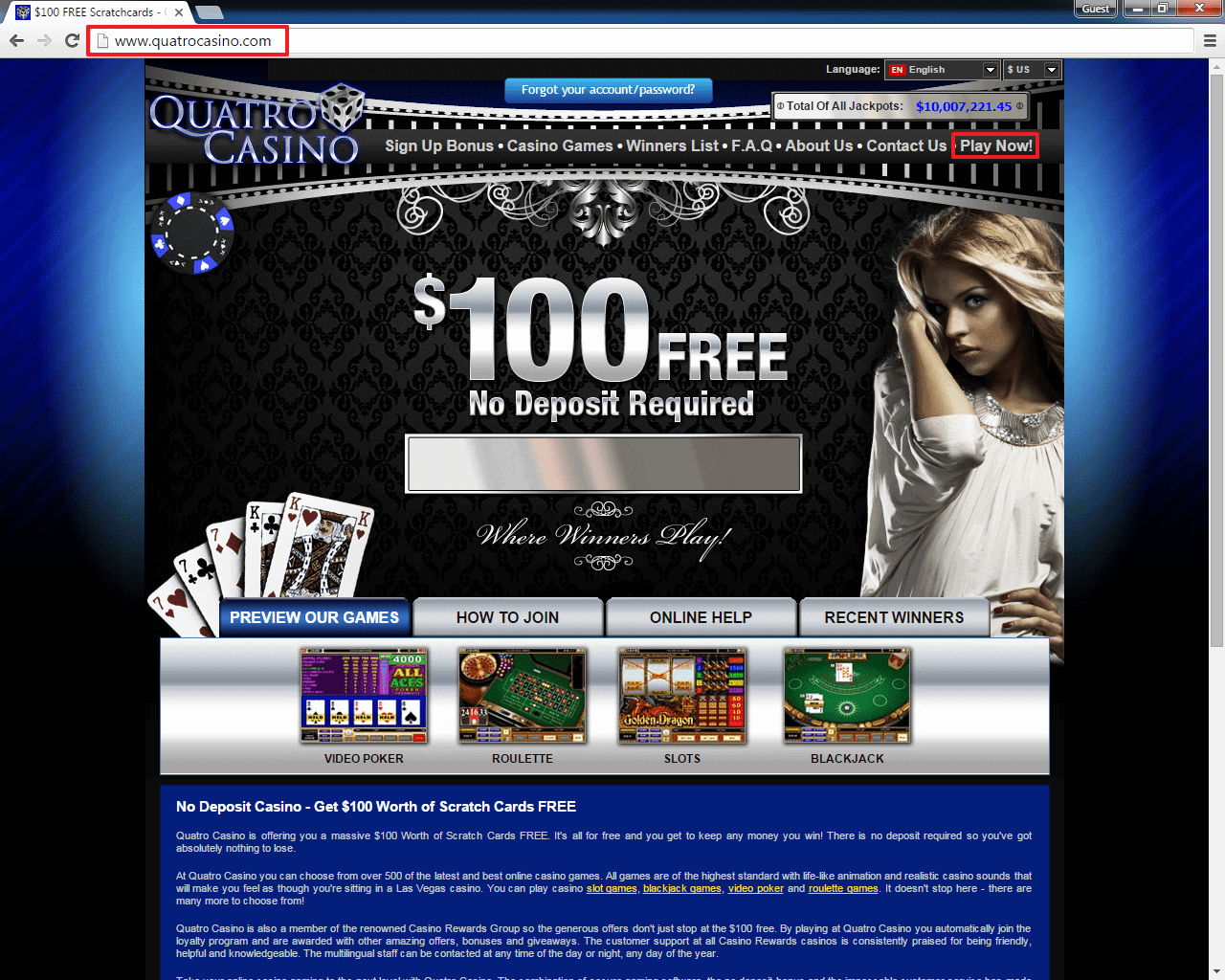 total rewards online casino