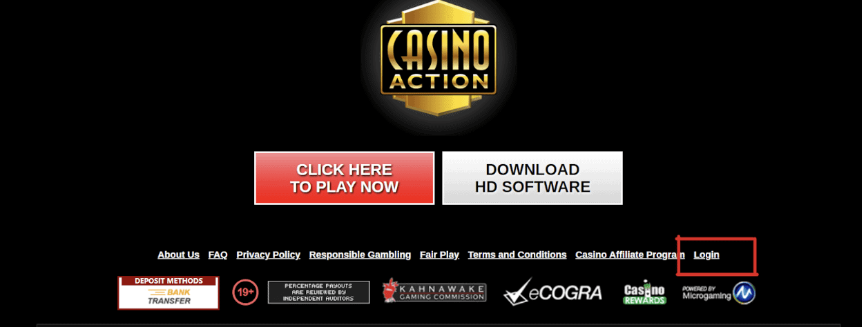 Casino Action Loggin 4