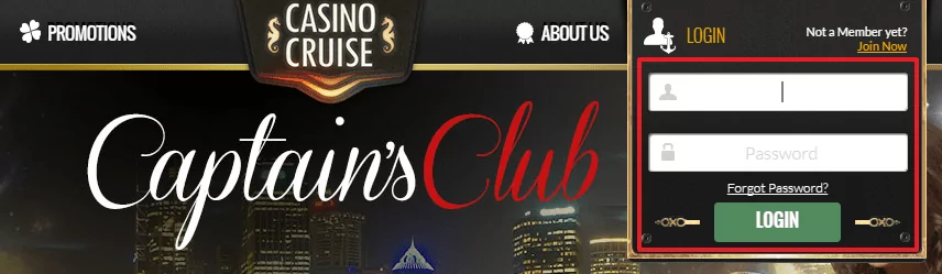 Casino Cruise login 2