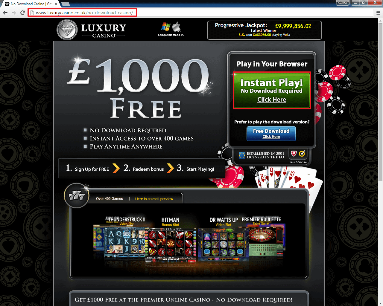 casino online login