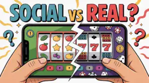 social vs real casino